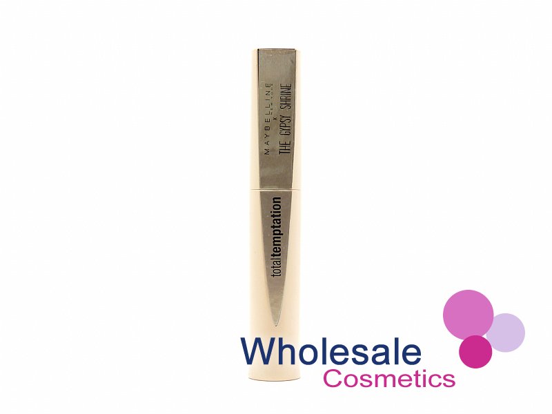 9 x Maybelline X The Gypsy Shrine Total Temptation Black Mascara - GOLD CASE